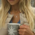 Silver+Surf Jewellery Snow crystal Gr S
