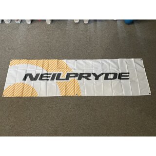 Banner, NeilPryde wei&szlig; / gelb - 250 x 70 cm