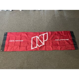 Banner, NP / NeilPryde rot - 250 x 70 cm
