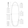 ROAM Boardbag Surfboard Daylight Fish 6.4 PLUS