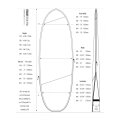 ROAM Boardbag Surfboard Tech Bag Fish 6.8 PLUS