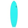 Surfboard TORQ Epoxy TET 6.3 MOD Fish Blau Pinline