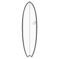 Surfboard TORQ Epoxy TET CS 6.3 Fish Carbon Grau