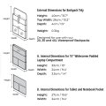 OverBoard Laptop Tablet Organizer L for Backpacks