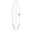 Surfboard TORQ Softboard EVA 5.11 Mod Fish Grau