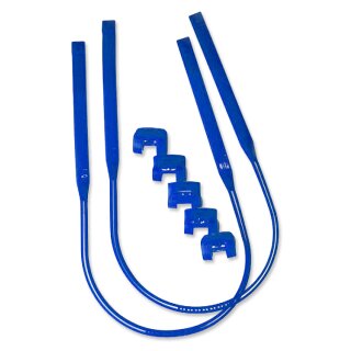 Trapeztampen Clip Harness Lines Vario blau 20&quot; - 28&quot;