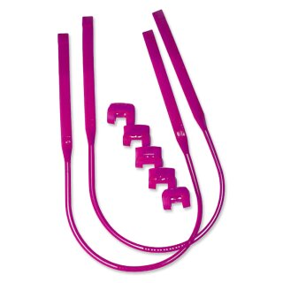 Trapeztampen Clip Harness Lines Vario pink 20&quot; - 28&quot;