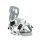 Snowboard-Bindung Flow Fuse Fusion White 2024 / 2025