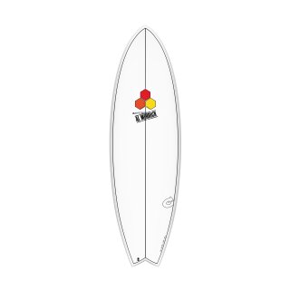 Surfboard CHANNEL ISLANDS X-lite PodMod 5.10 Weiss