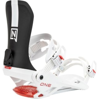 Snowboard-Bindung Nitro One Black / White / Red 2025 / 2026